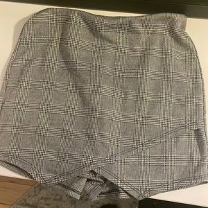 Plaid Skort